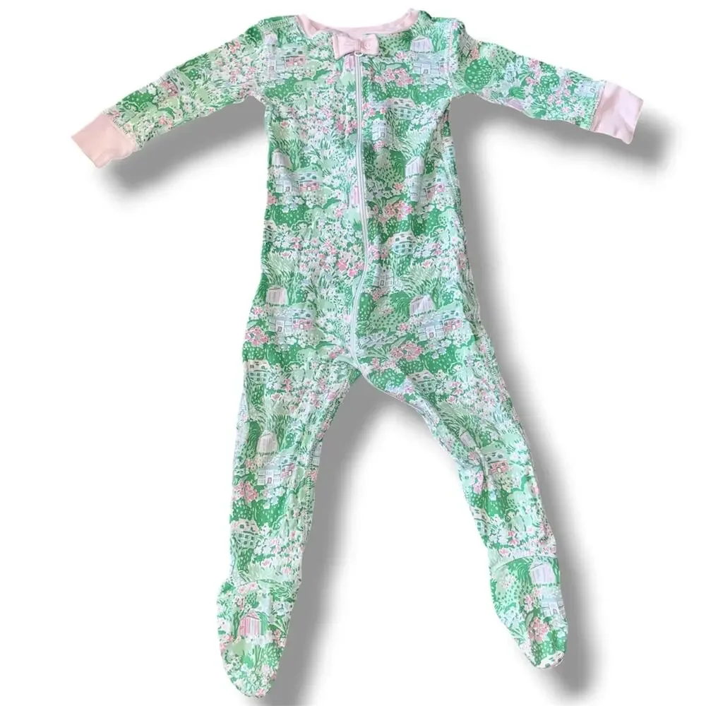 The Beaufort Bonnet Company Town & Country Footie Sleepsuit | 12-18M